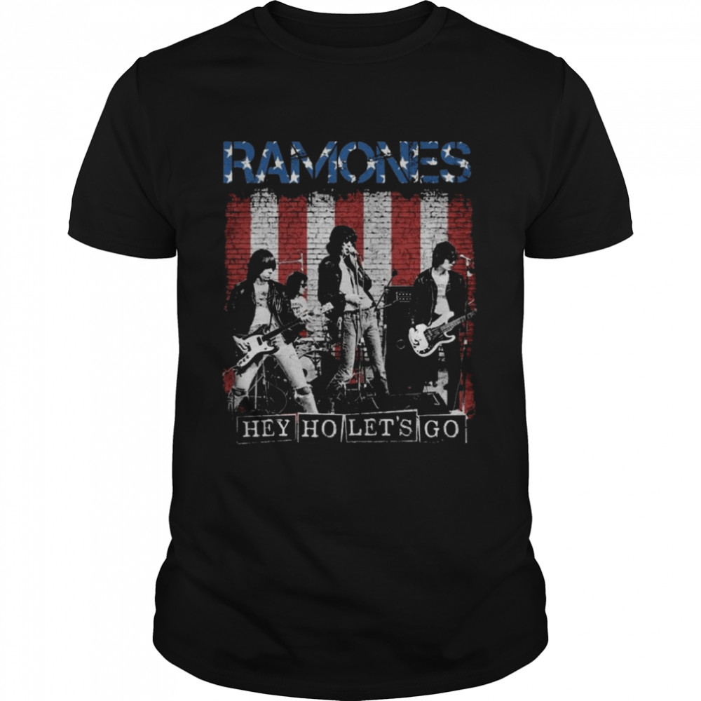 Ramones Hey No Let’s Go  Classic Men's T-shirt