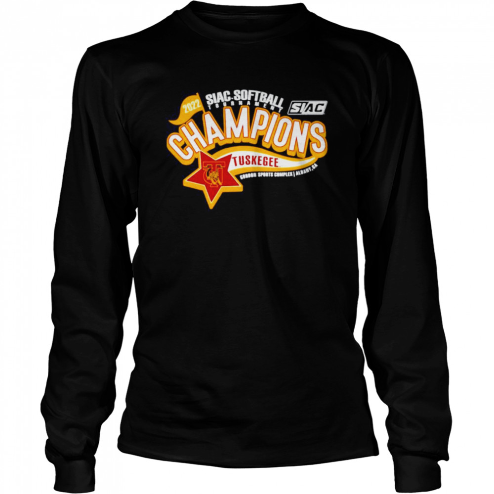 Tuskegee University Softball 2022 Siac Tournament Champions shirt Long Sleeved T-shirt