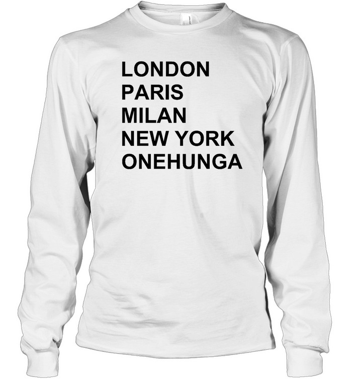 London Milan New York Los Angeles Paris T-Shirt