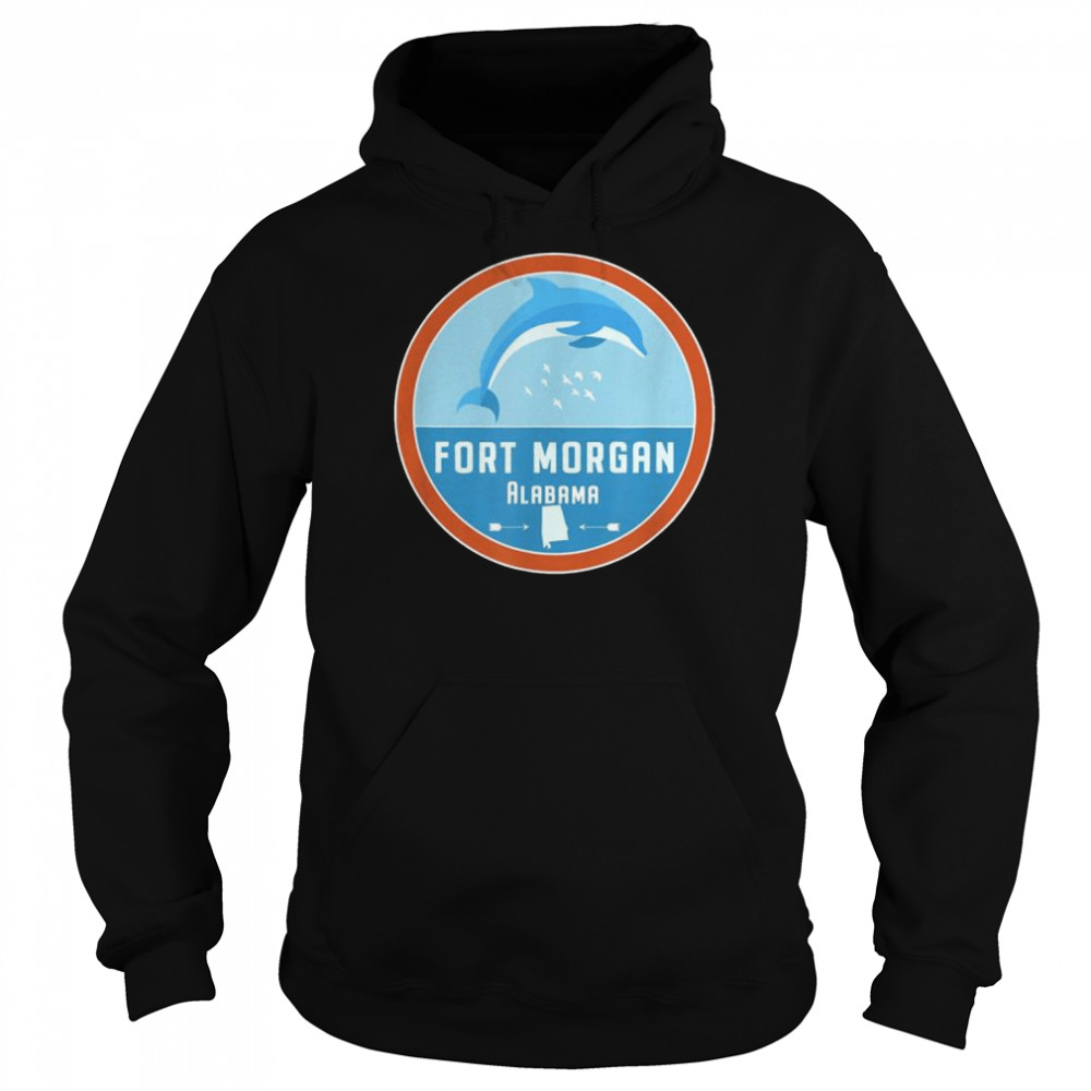 Fort morgan alabama beach dolphin al vacation shirt Unisex Hoodie