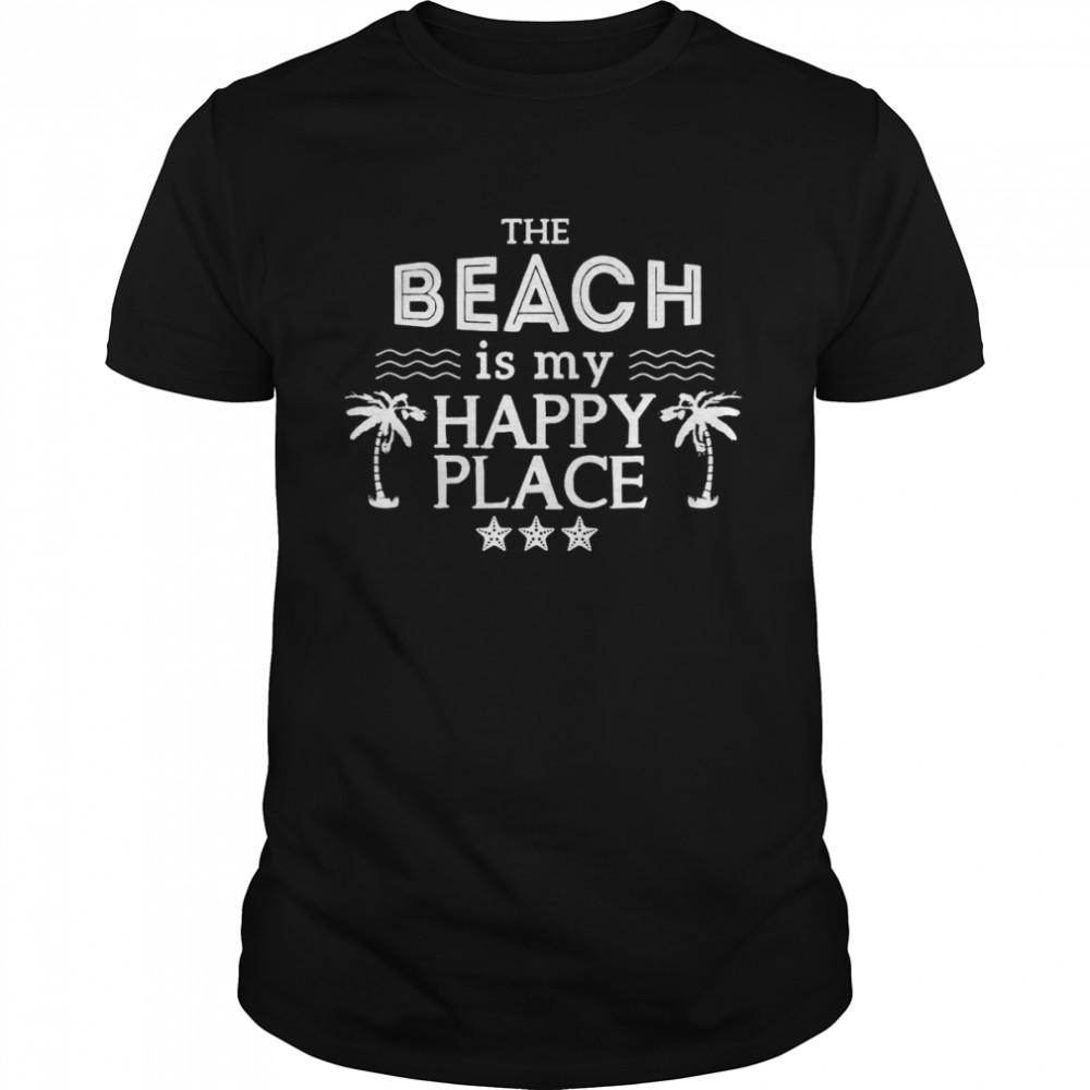 The Beach is My Happy Place Classic Men's T-shirt