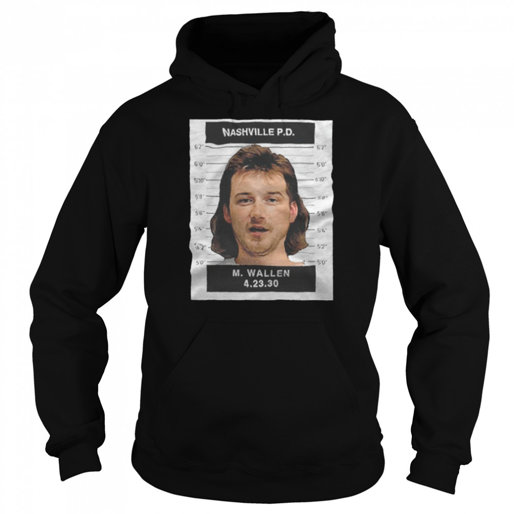 Morgan wallen mugshot hoodie sale