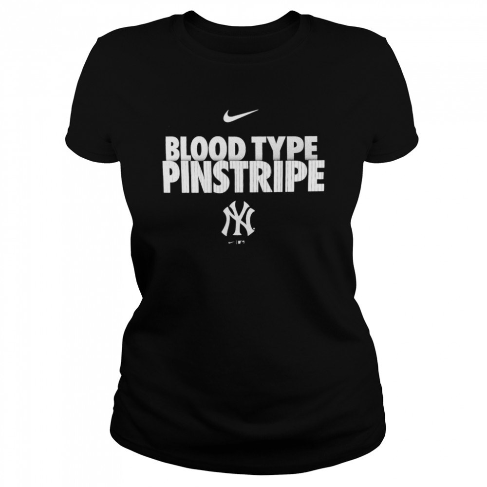 PopCultureShirtsKJ Blood Type: Pinstripe Women's T-Shirt