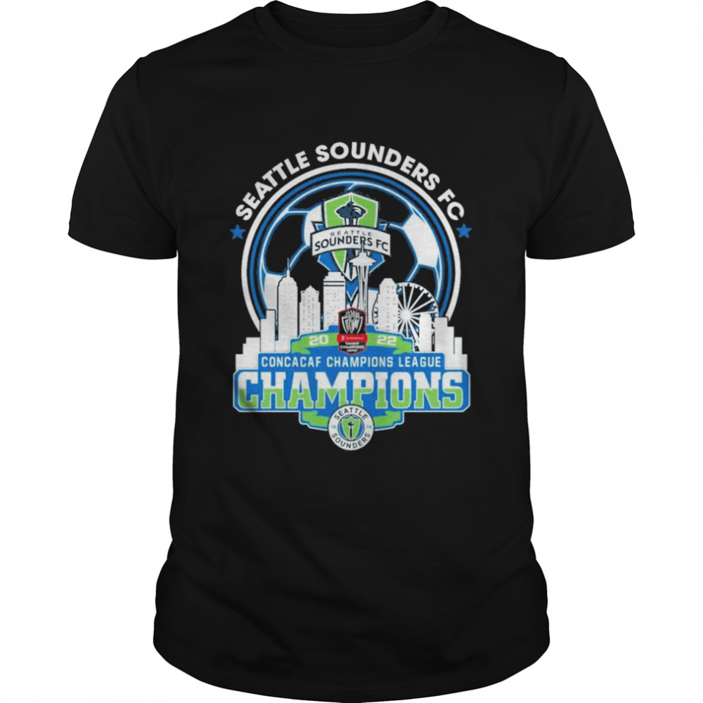 Seattle Sounders Fc 2022 Concacaf Champions League Champions  Classic Men's T-shirt