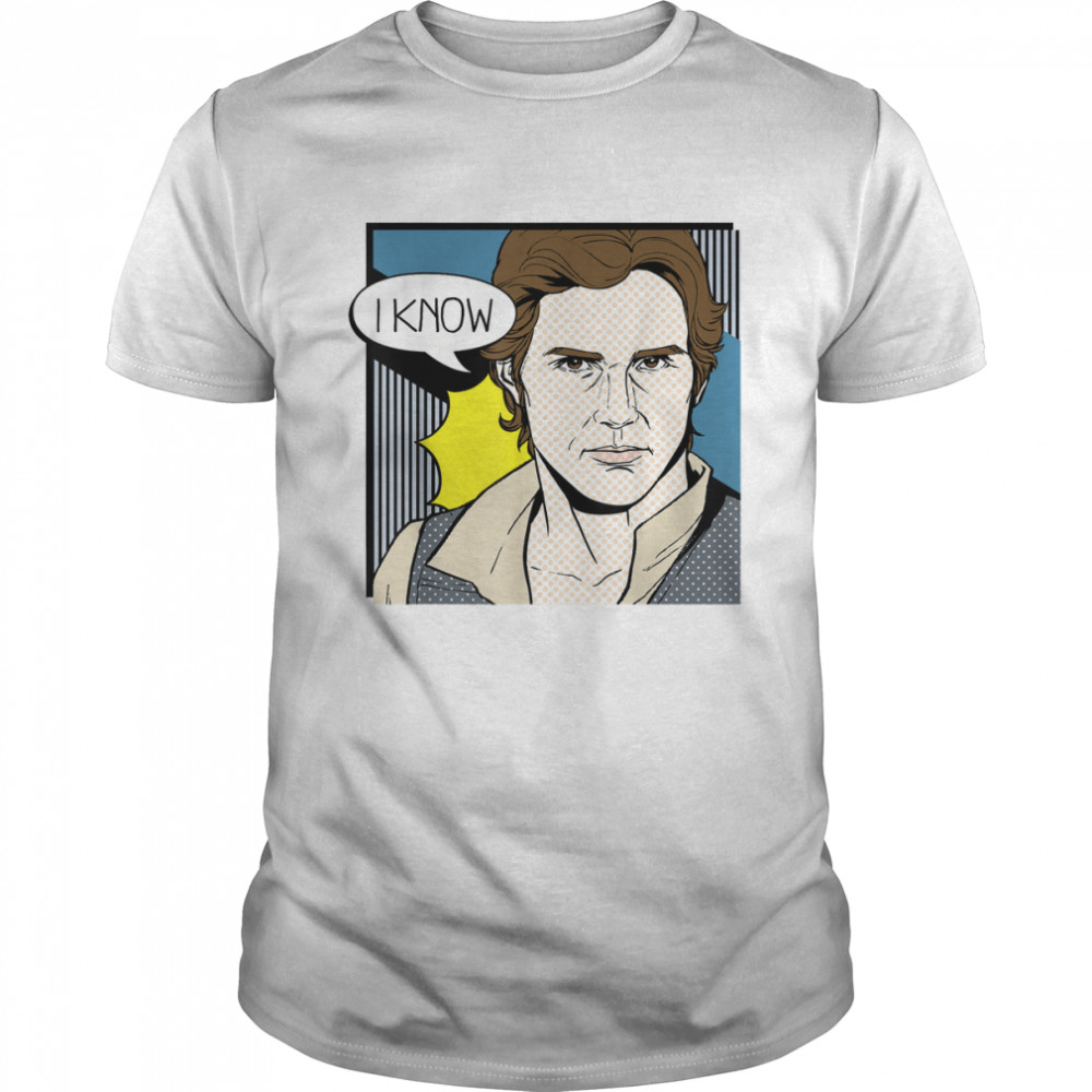 Star Wars Han Solo I Know Pop Art Couples Graphic T-Shirt