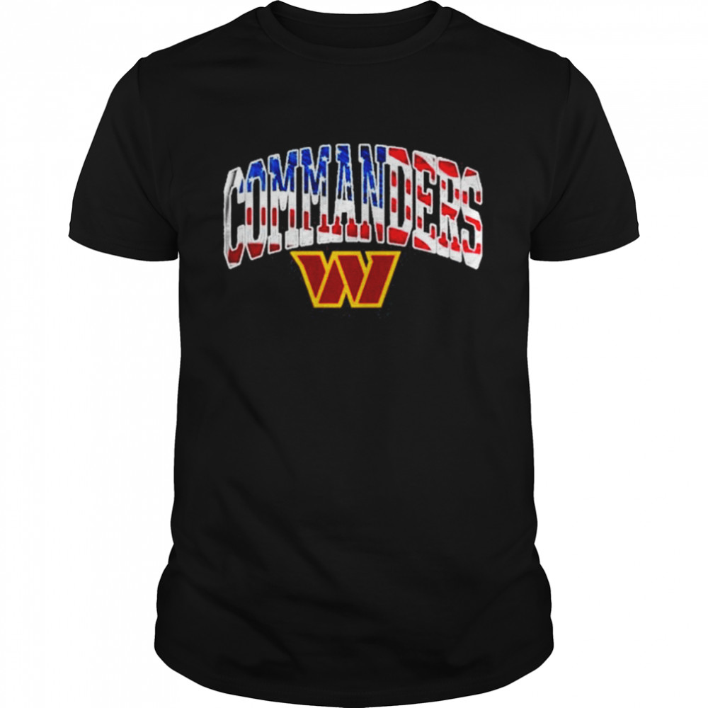 Washington Commanders Logo Team Banner Wave T- Classic Men's T-shirt