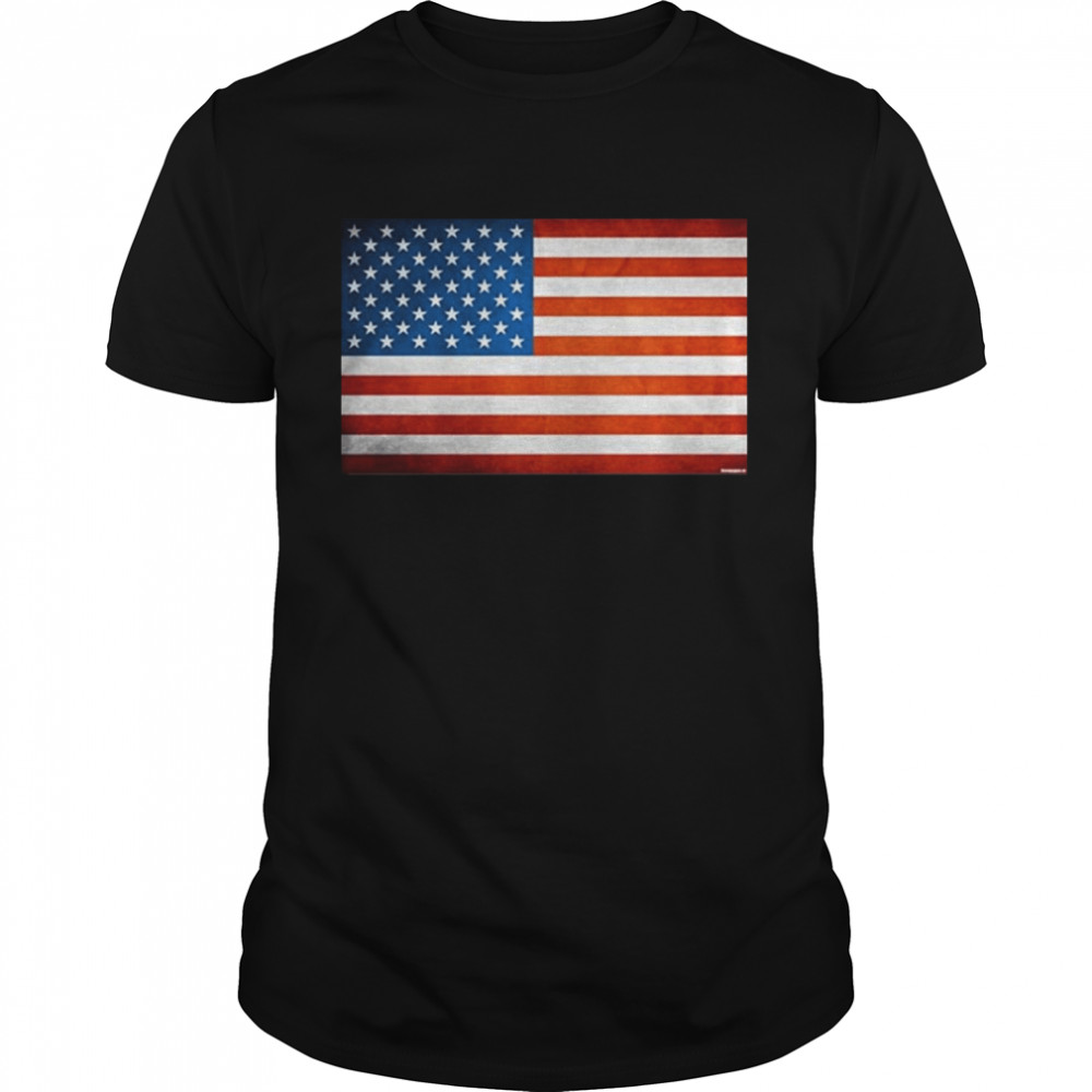 Harding Industries American Flag – Men’s Soft Graphic T-Shirt