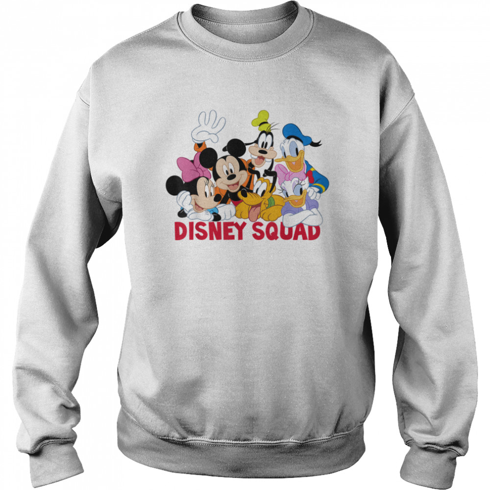 Disney mickey and friends disney squad shirt, hoodie, sweater