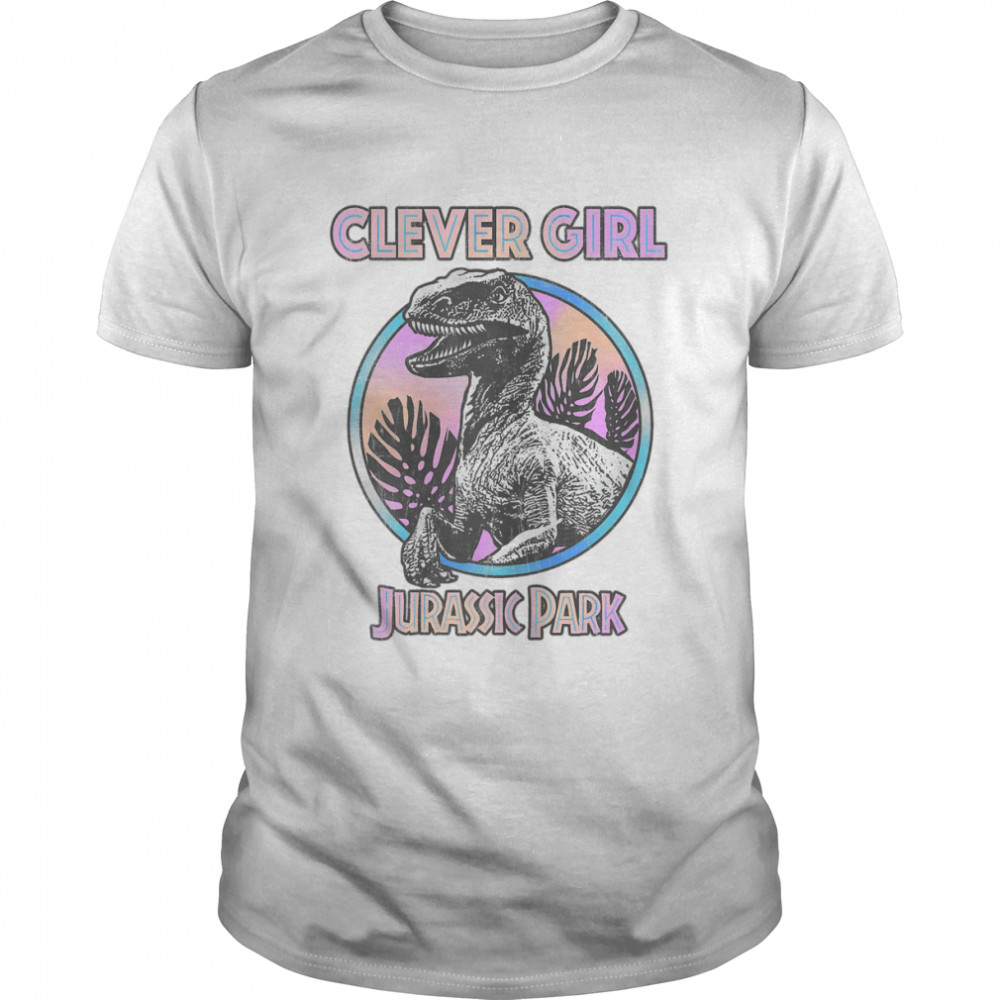 Jurassic World Boho Retro Clever Girl Raptor Graphic T- Classic Men's T-shirt
