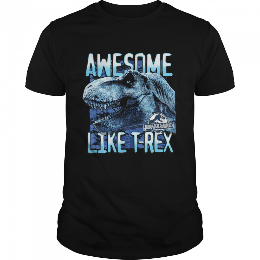Jurassic World Two Awesome Like T-Rex Graphic T- Classic Men's T-shirt