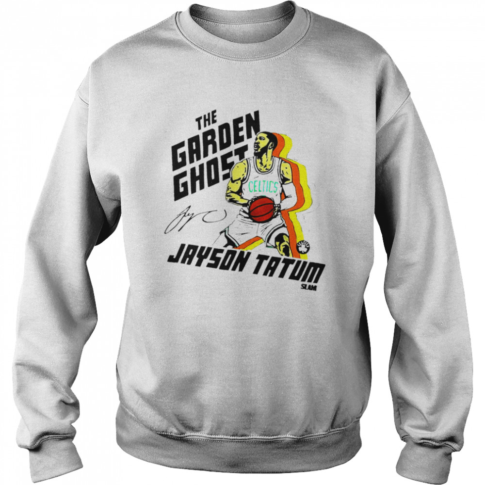 Jayson Tatum The Garden Ghost signature T-shirt Unisex Sweatshirt