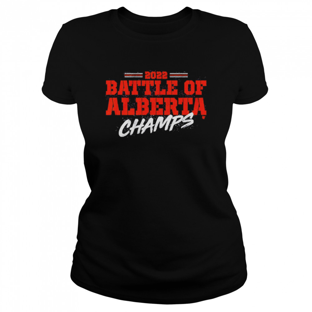 The Battle of Alberta Goes to Edmonton 2022 Champs Classic Women's T-shirt