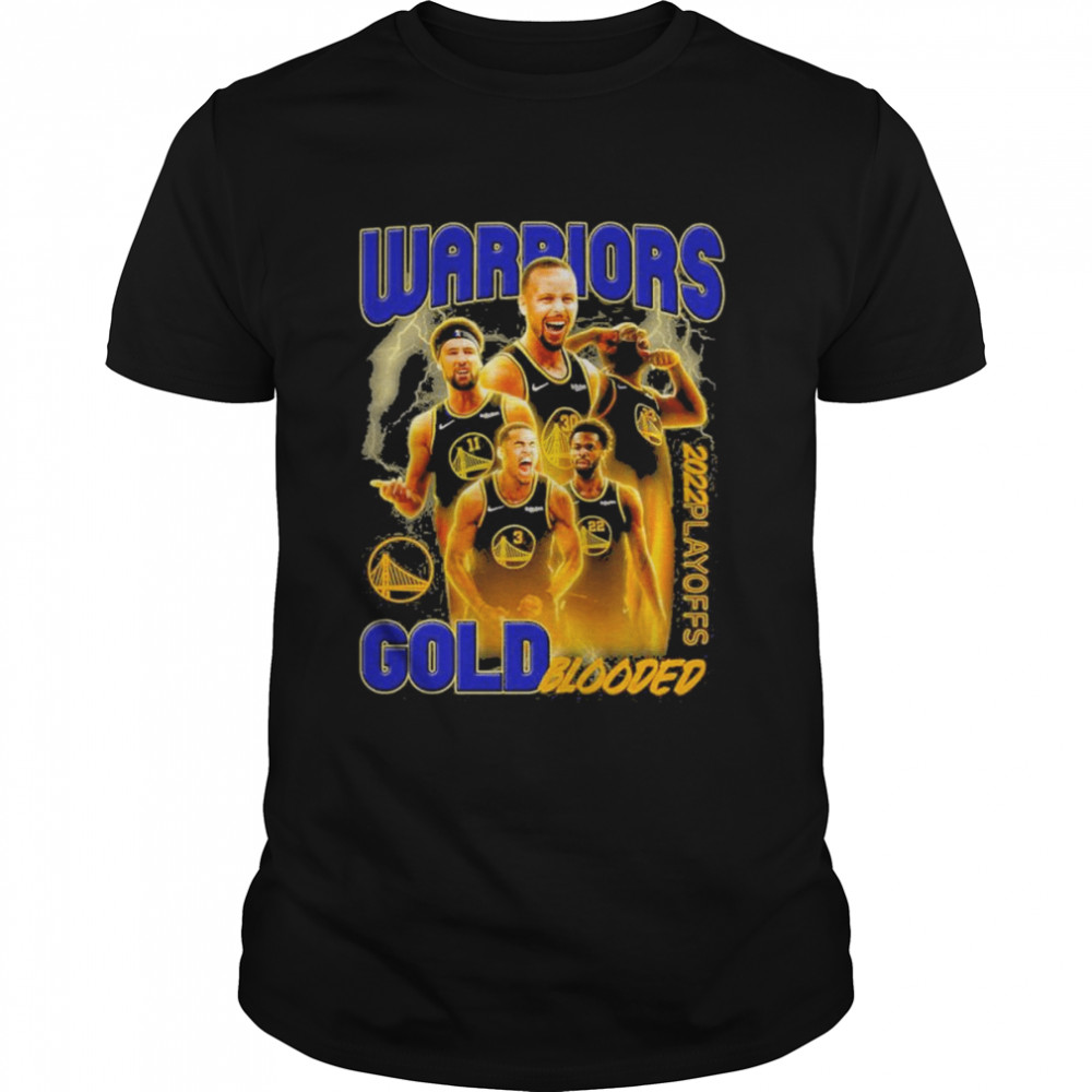 Warriors Gold Blooded 2022 NBA Playoff Champions Classic Men's T-shirt