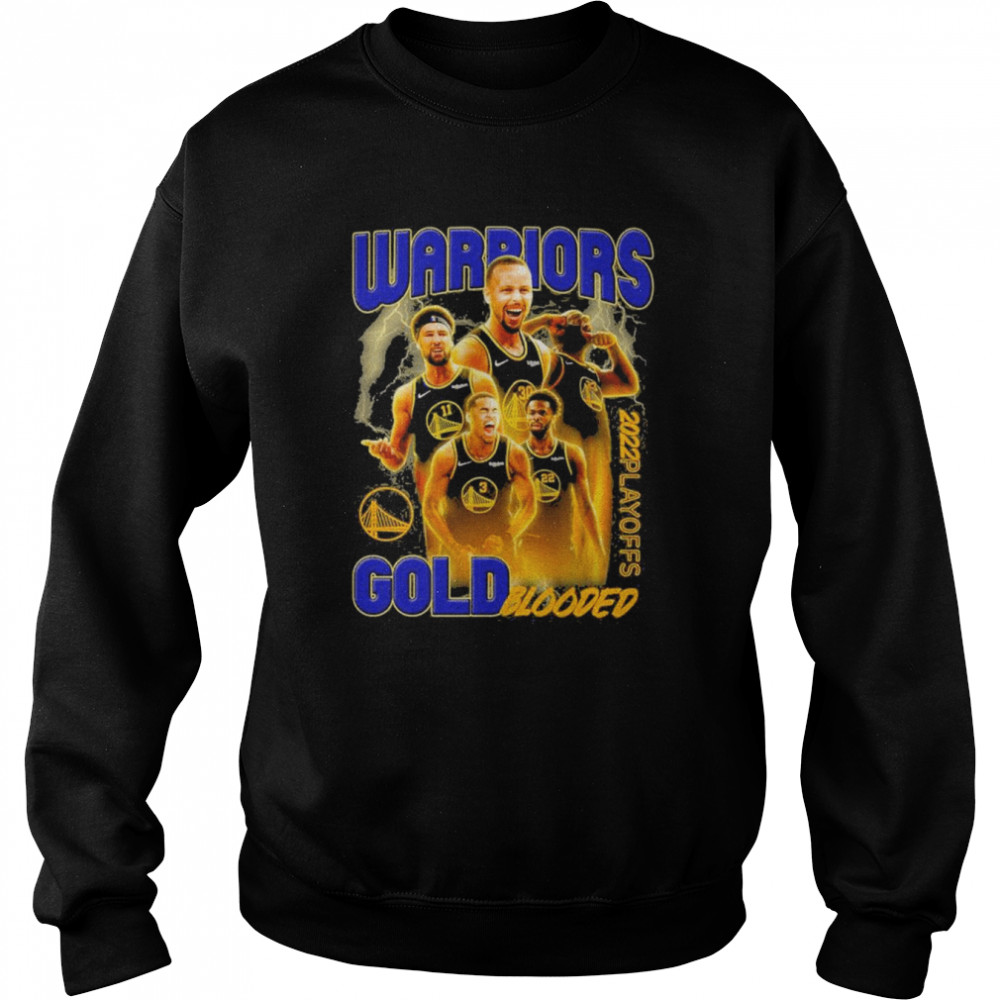 Warriors Gold Blooded 2022 NBA Playoff Champions Unisex Sweatshirt