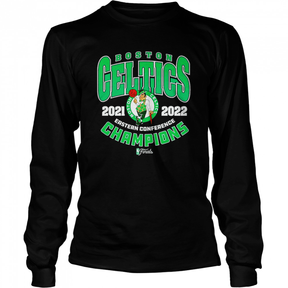 Boston Celtics 2022 Eastern Conference Champions Trap T- Long Sleeved T-shirt