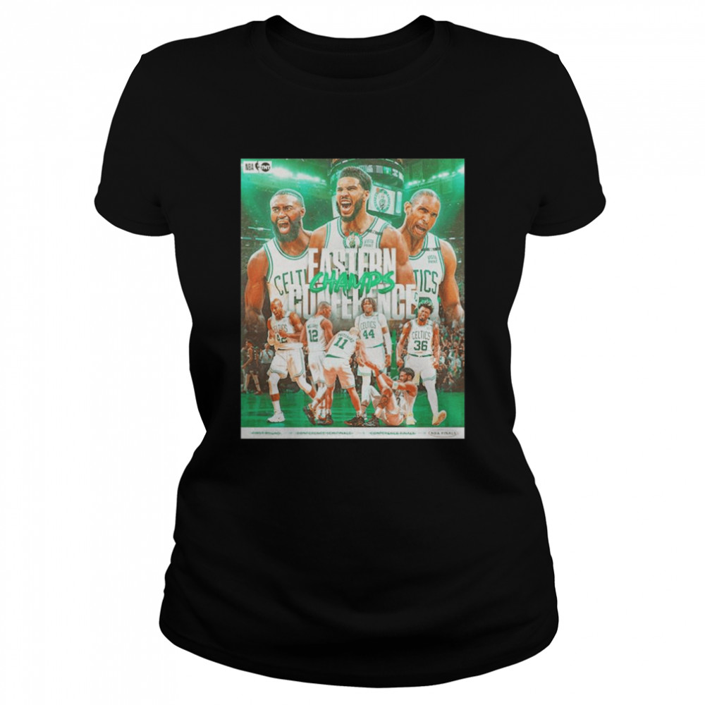 Boston Celtics Champ 2022 Eastern Conference Champions Poster T- Classic Women's T-shirt