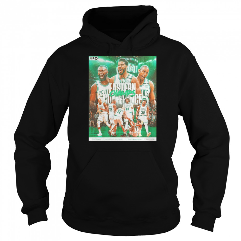 Boston Celtics Champ 2022 Eastern Conference Champions Poster T- Unisex Hoodie