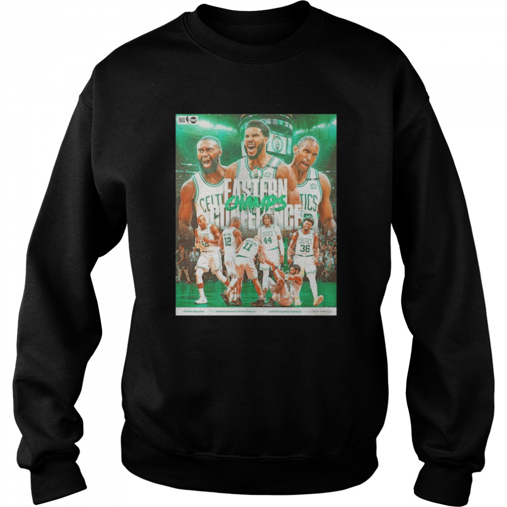 Boston Celtics Champ 2022 Eastern Conference Champions Poster T- Unisex Sweatshirt