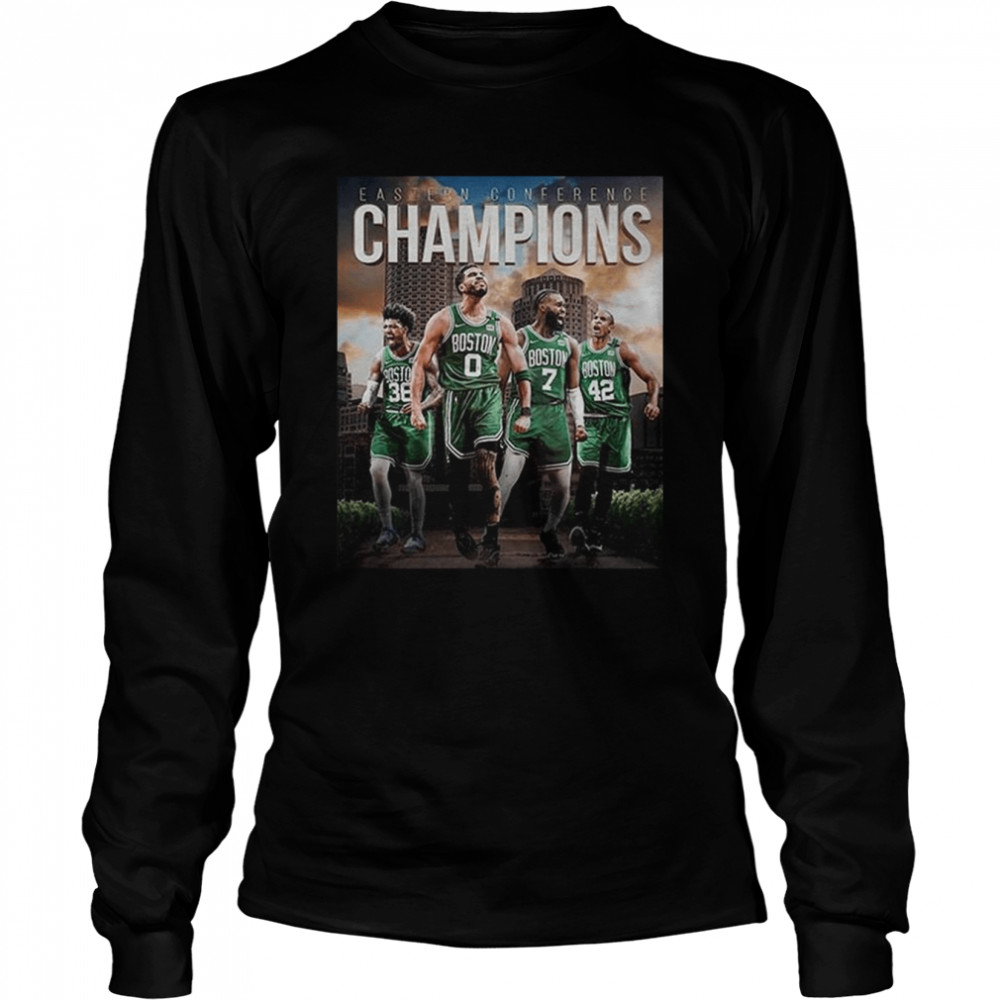 Boston Celtics Wins Eastern Conference Champions 2022 T- Long Sleeved T-shirt