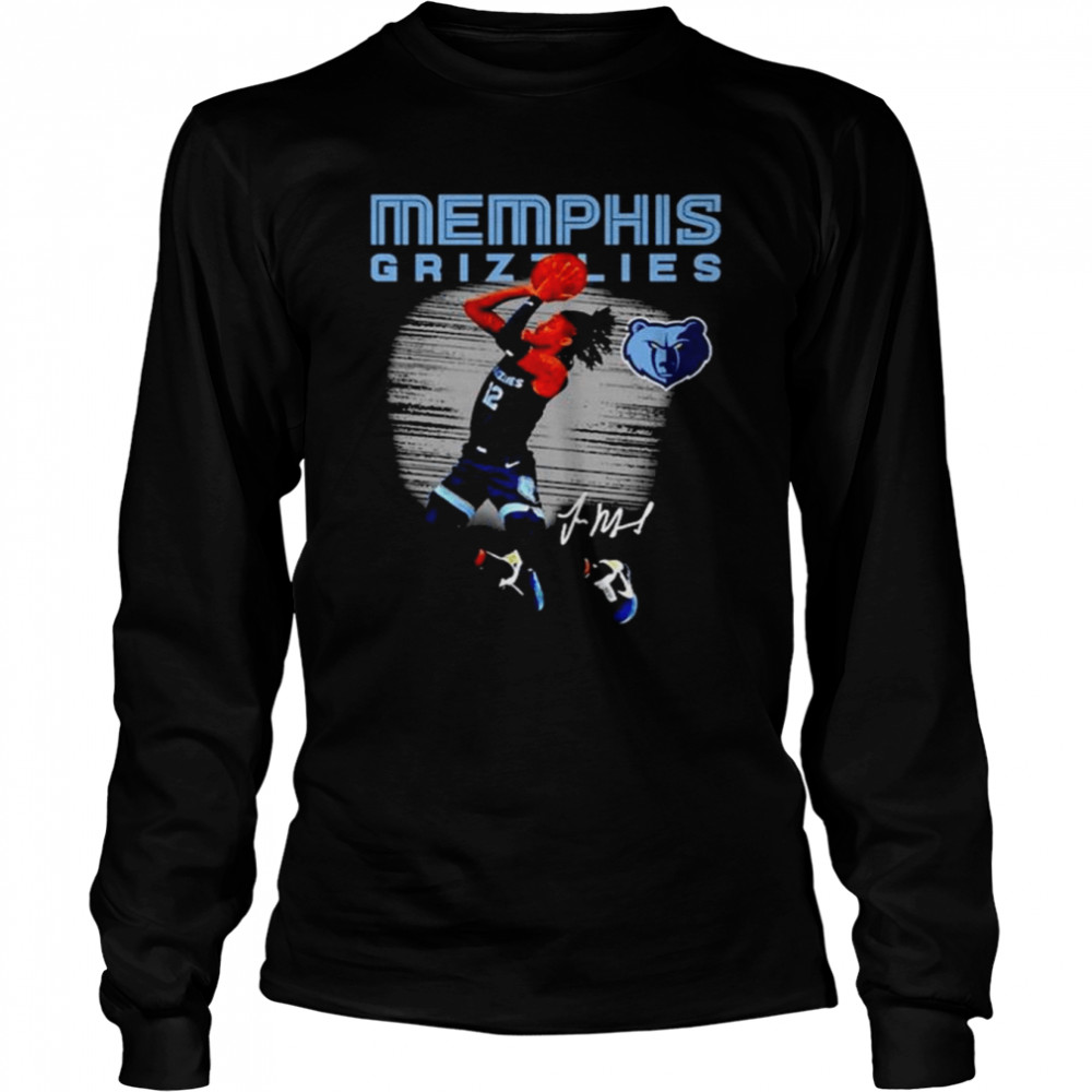 Ja Morant memphis grizzlies signature shirt Long Sleeved T-shirt