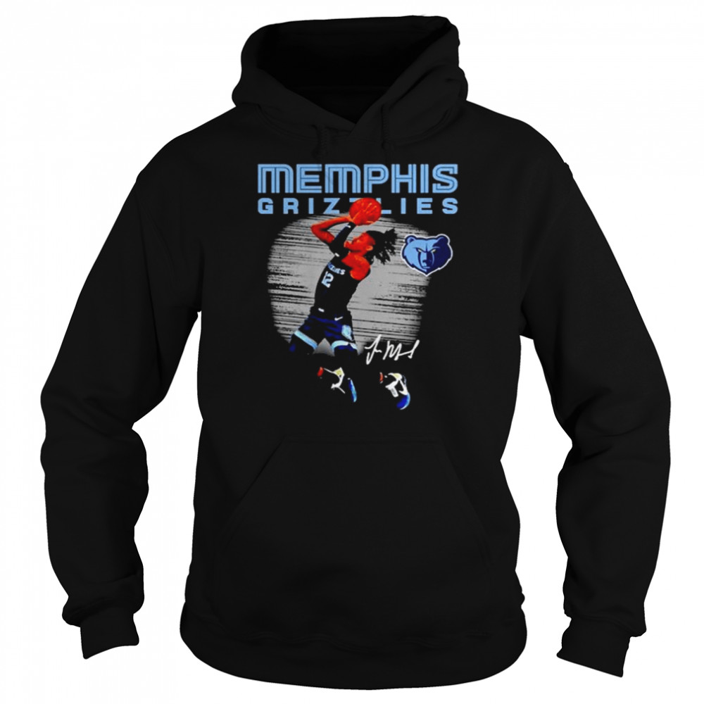 Ja Morant memphis grizzlies signature shirt Unisex Hoodie