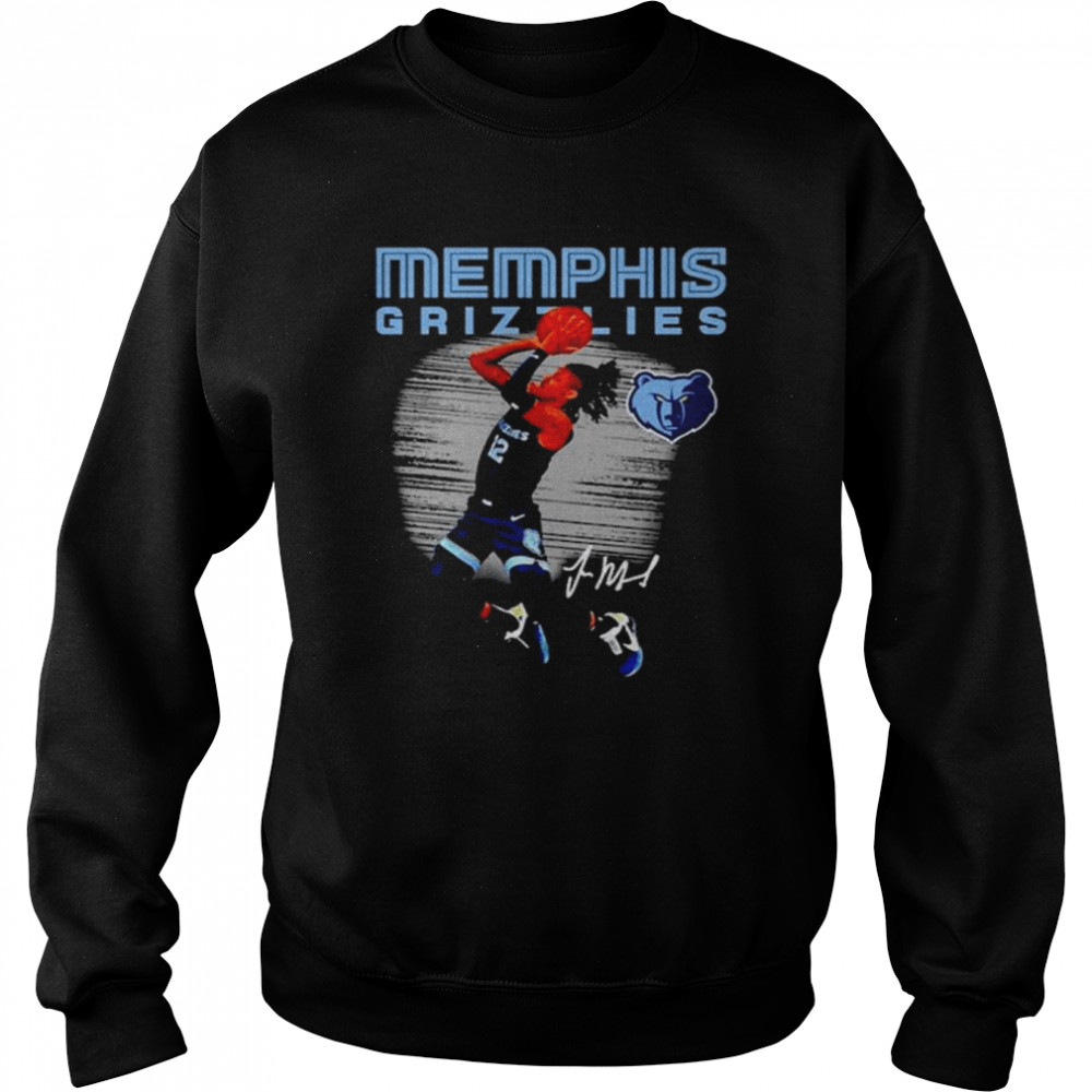 Ja Morant memphis grizzlies signature shirt Unisex Sweatshirt