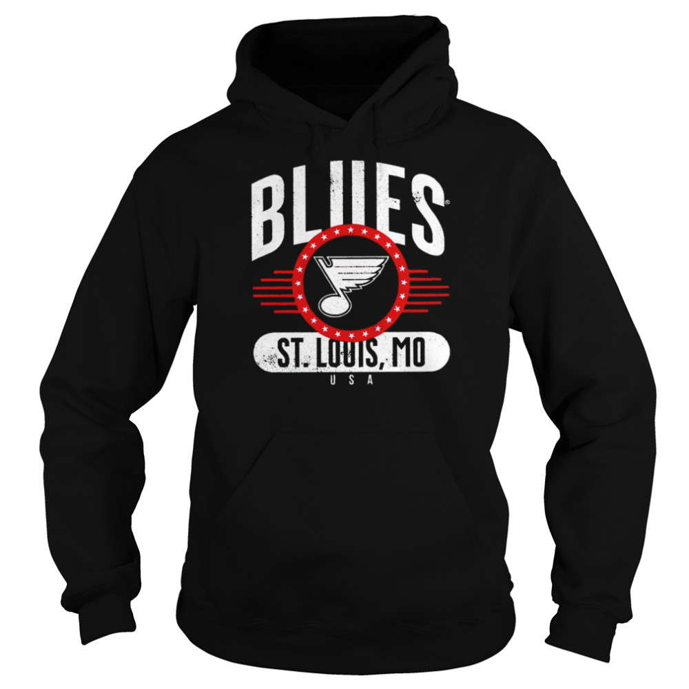 St. Louis Blues Hockey Mo USA logo 2022 T-shirt Unisex Hoodie