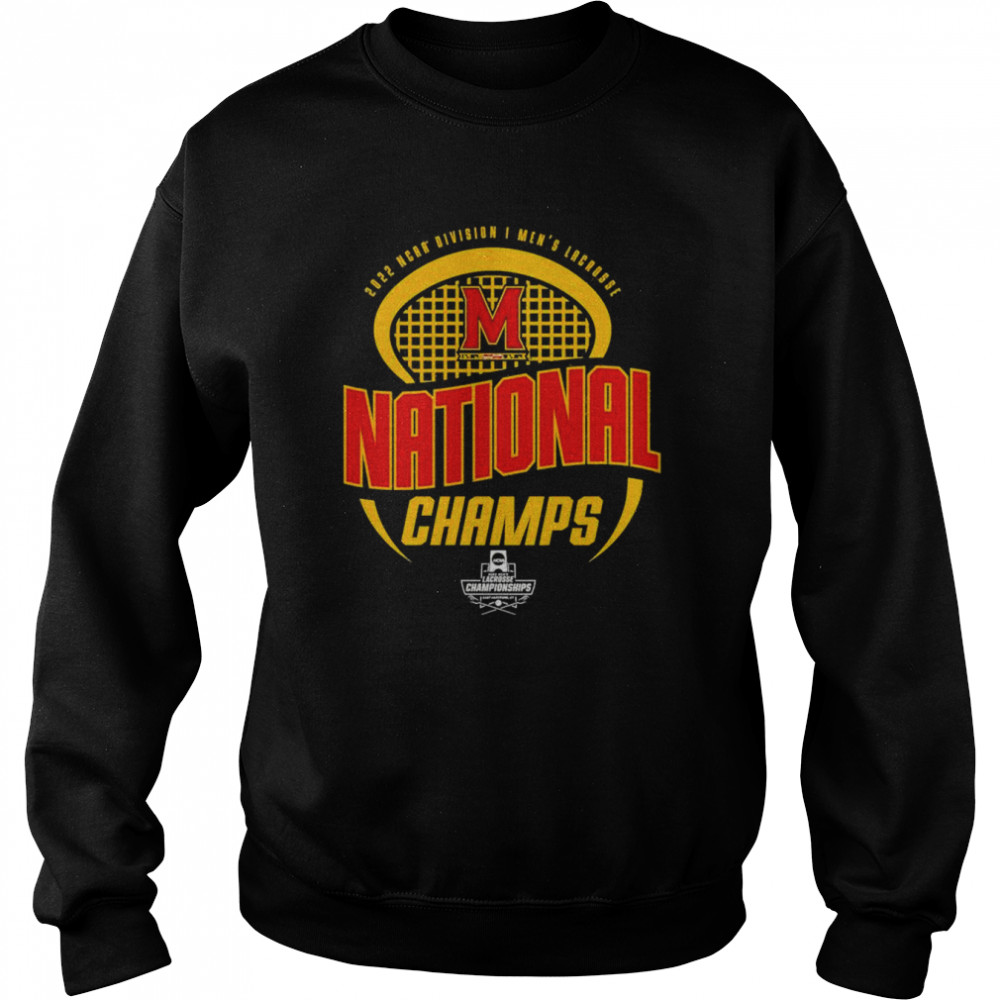 Maryland Terrapins 2022 NCAA D1 Men’s Lacrosse National Champions Unisex Sweatshirt