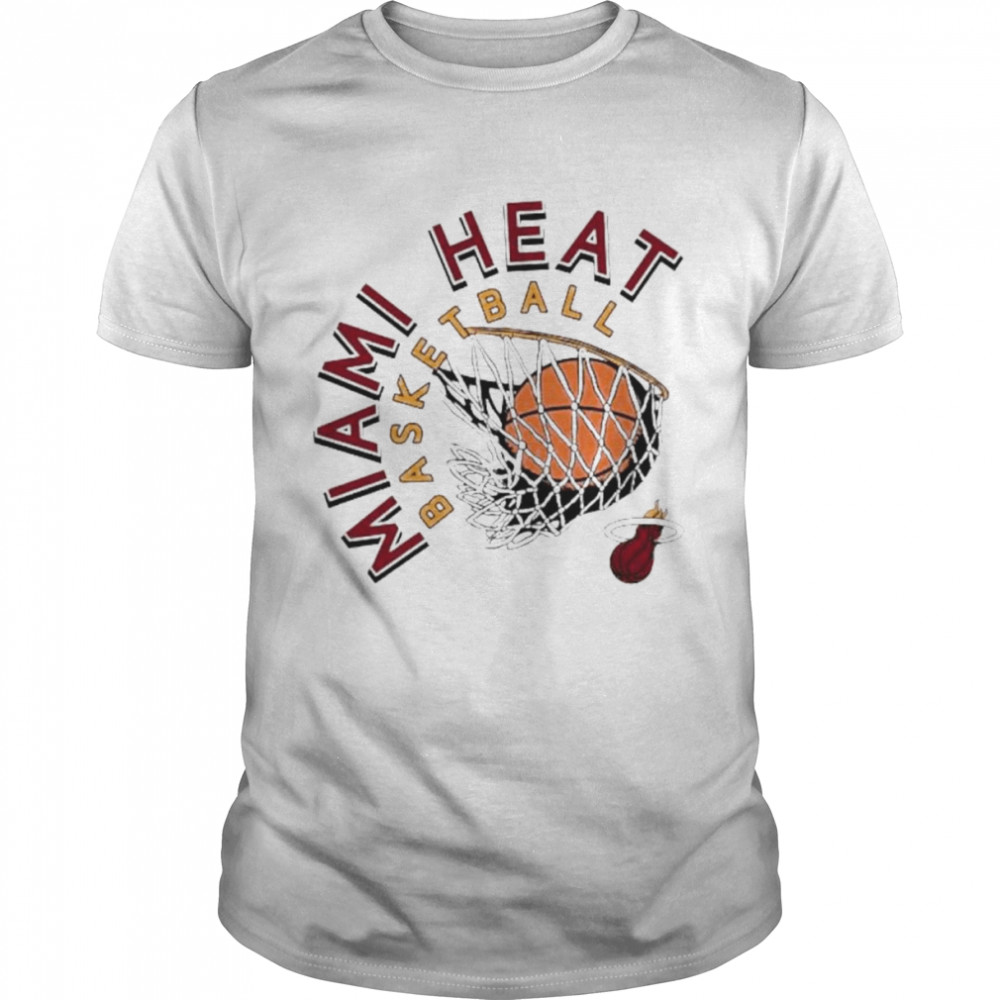 Miami Heat White Hot Basketball 2022 Classic Men's T-shirt