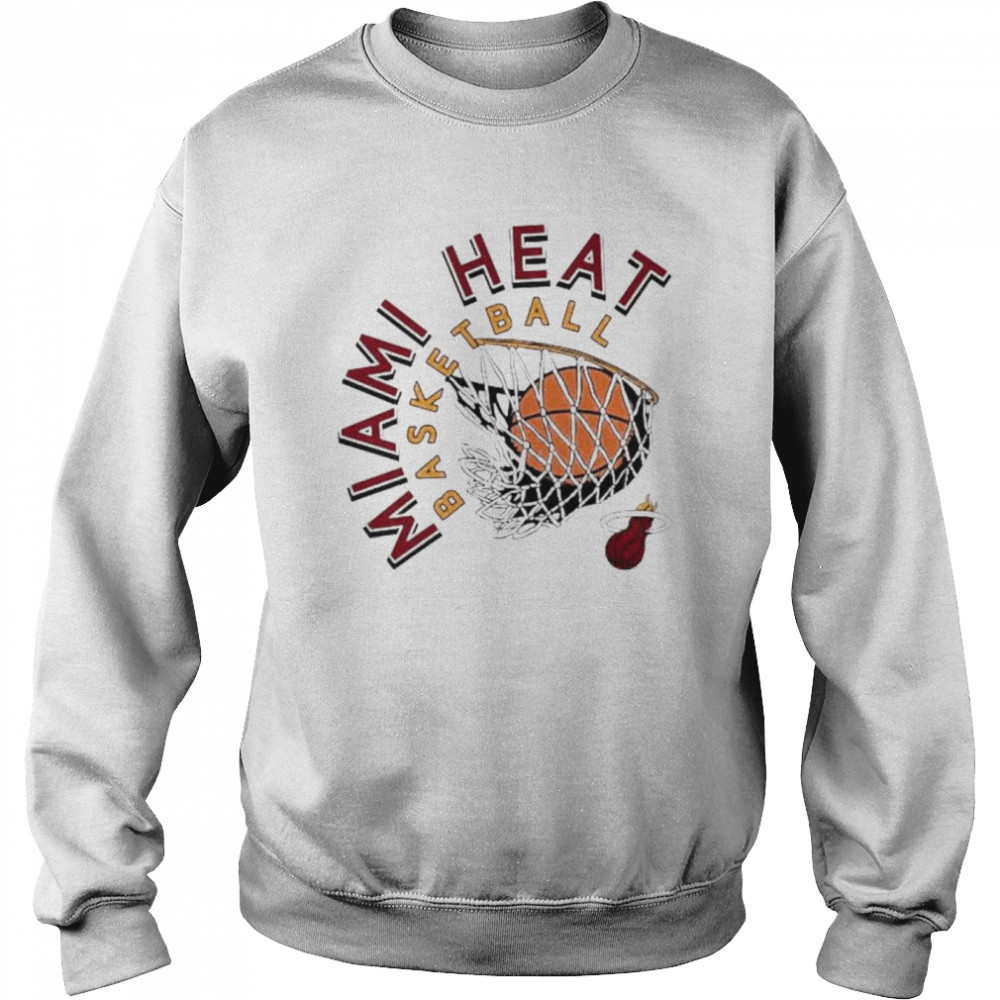 Miami Heat White Hot Basketball 2022 Unisex Sweatshirt