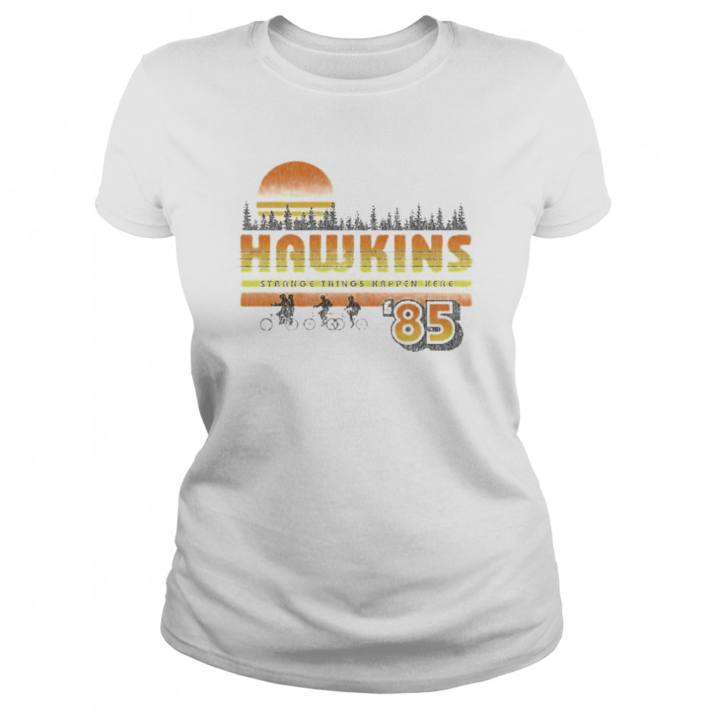 Netflix Stranger Things Hawkins Strange Things 85 Retro Classic Women's T-shirt