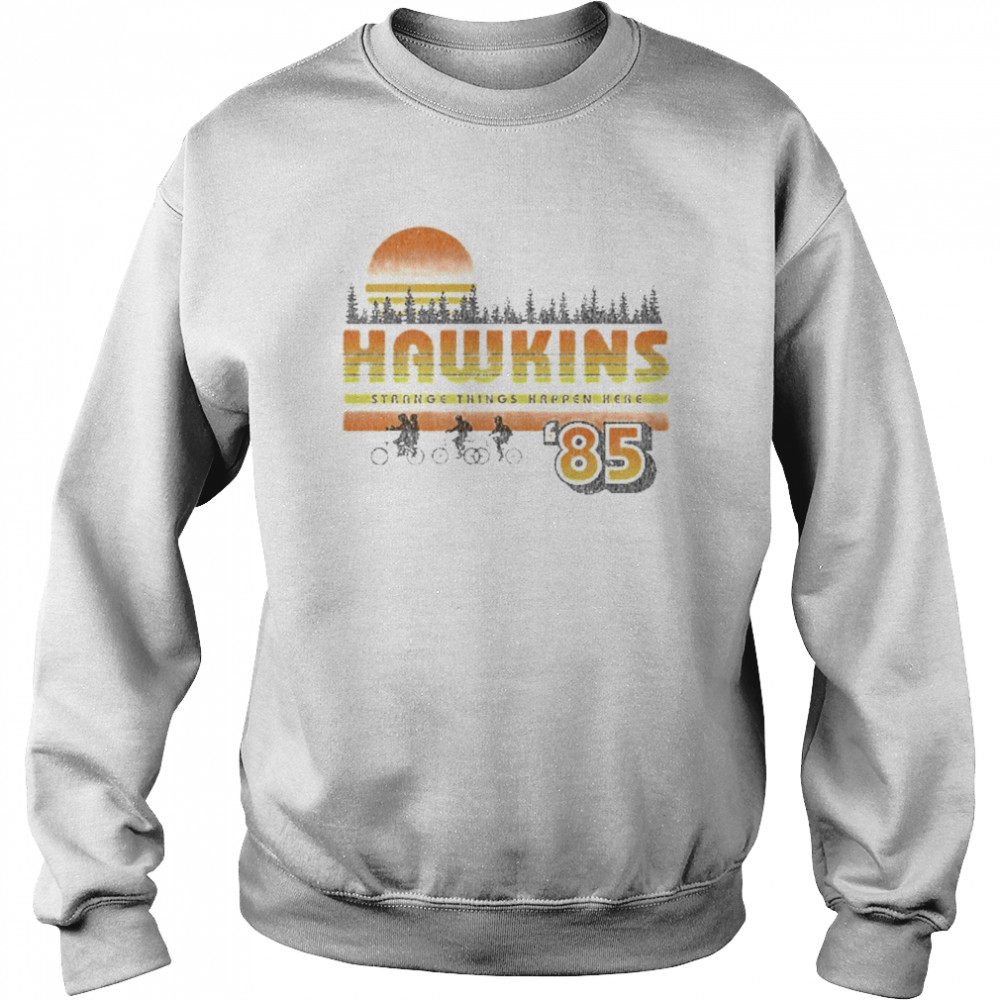 Netflix Stranger Things Hawkins Strange Things 85 Retro Unisex Sweatshirt