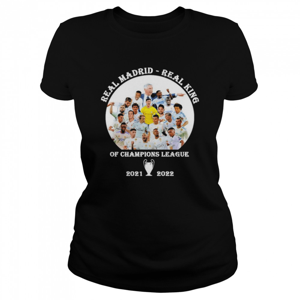 Real Madrid Real King of Champions League 2021-2022 Classic Women's T-shirt