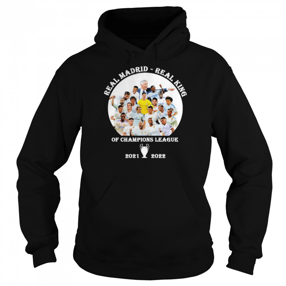 Real Madrid Real King of Champions League 2021-2022 Unisex Hoodie