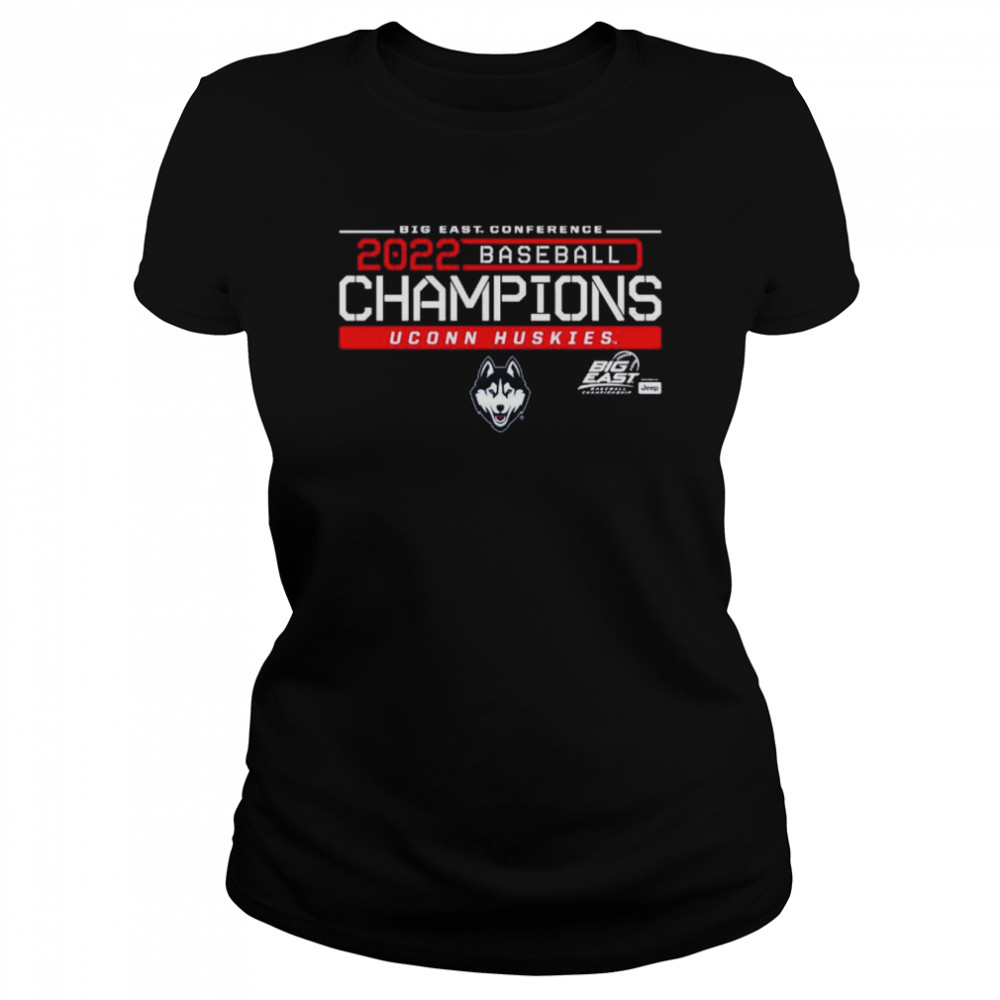 UConn Huskies Baseball 2022 Big East Conference Champions Classic Women's T-shirt