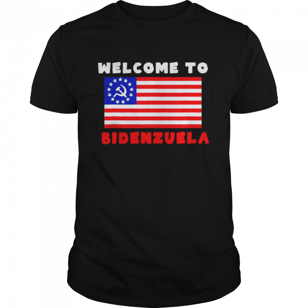 Welcome To Bidenzuela American flag shirt Classic Men's T-shirt