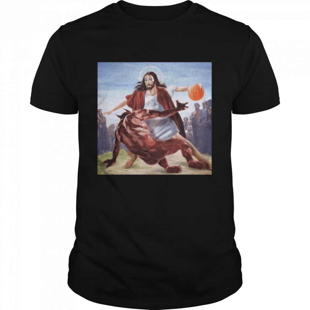 Basketball Jesus Crossover Demon Unisex T- Classic Men's T-shirt