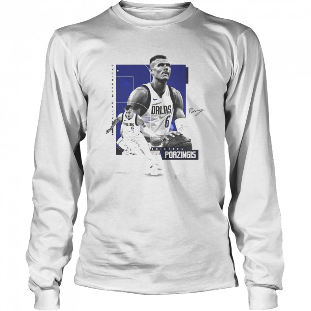 Basketball Player Kristaps Porzingis Unisex T- Long Sleeved T-shirt