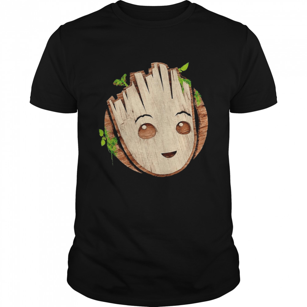 I am Groot Cute Smiling Groot Face shirt Classic Men's T-shirt