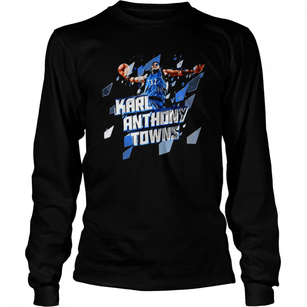 Karl Anthony Towns Artwork Unisex T- Long Sleeved T-shirt