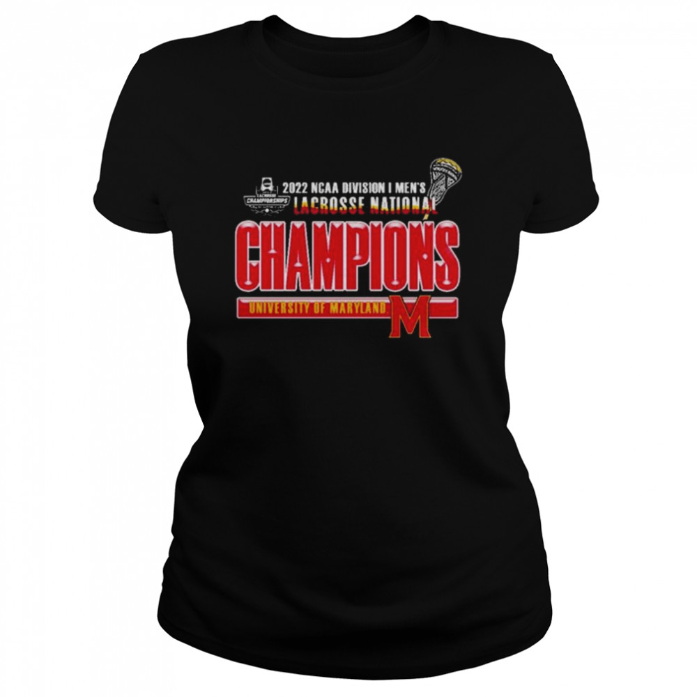 Maryland Terrapins Champion 2022 Ncaa Men’s Lacrosse National Champions Locker Room T- Classic Women's T-shirt