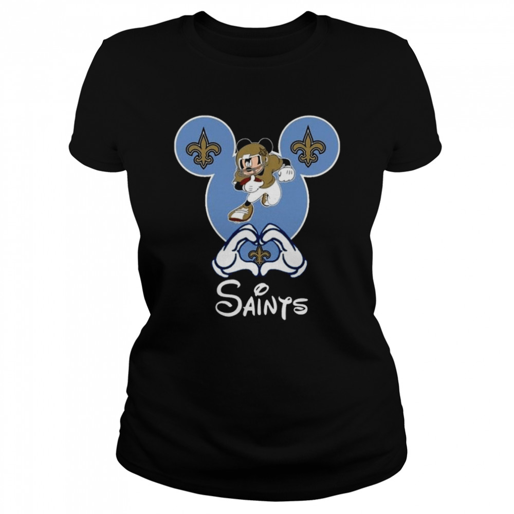 Nfl New Orleans Saints Mickey Mouse Classic Women's T-shirt