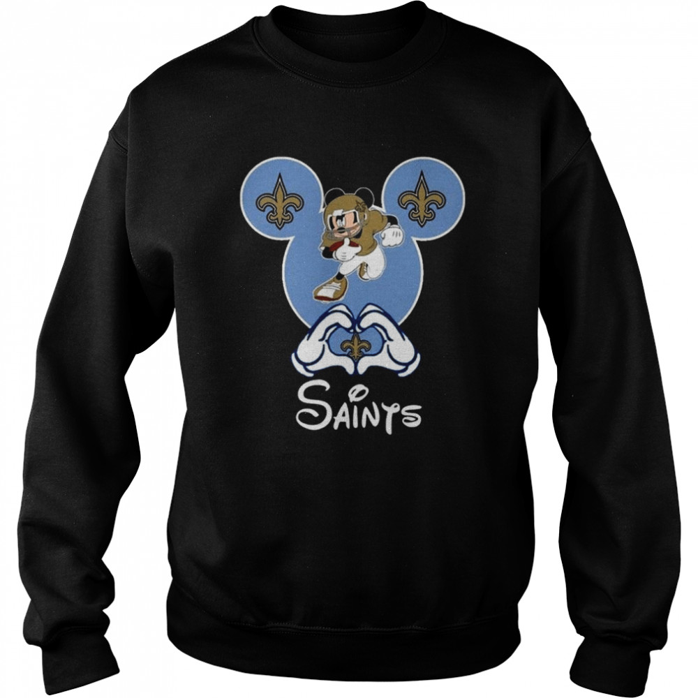 I Love The Saints Mickey Mouse New Orleans Saints Premium Men's T-Shirt 