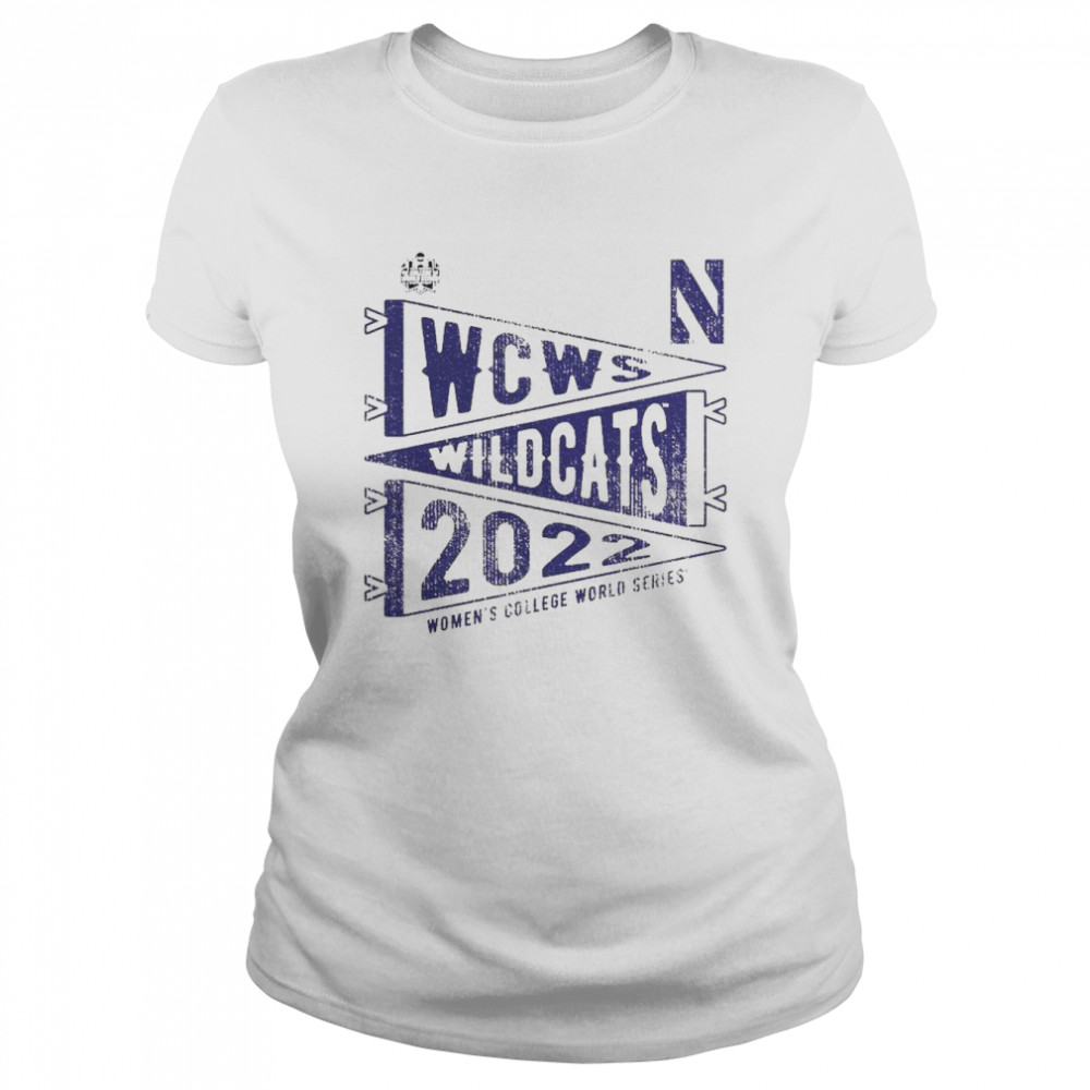 Northwestern Wildcats 2022 NCAA Softball Women’s College World Series T- Classic Women's T-shirt