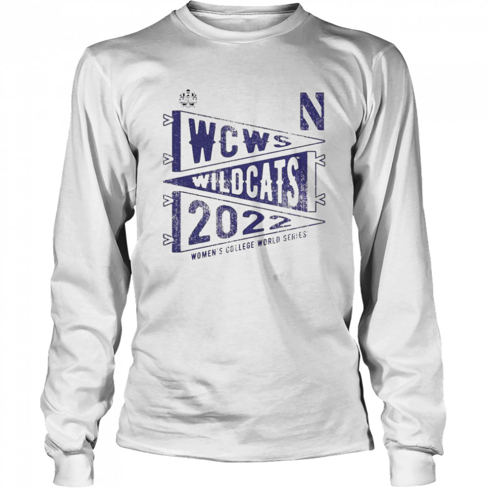 Northwestern Wildcats 2022 NCAA Softball Women’s College World Series T- Long Sleeved T-shirt