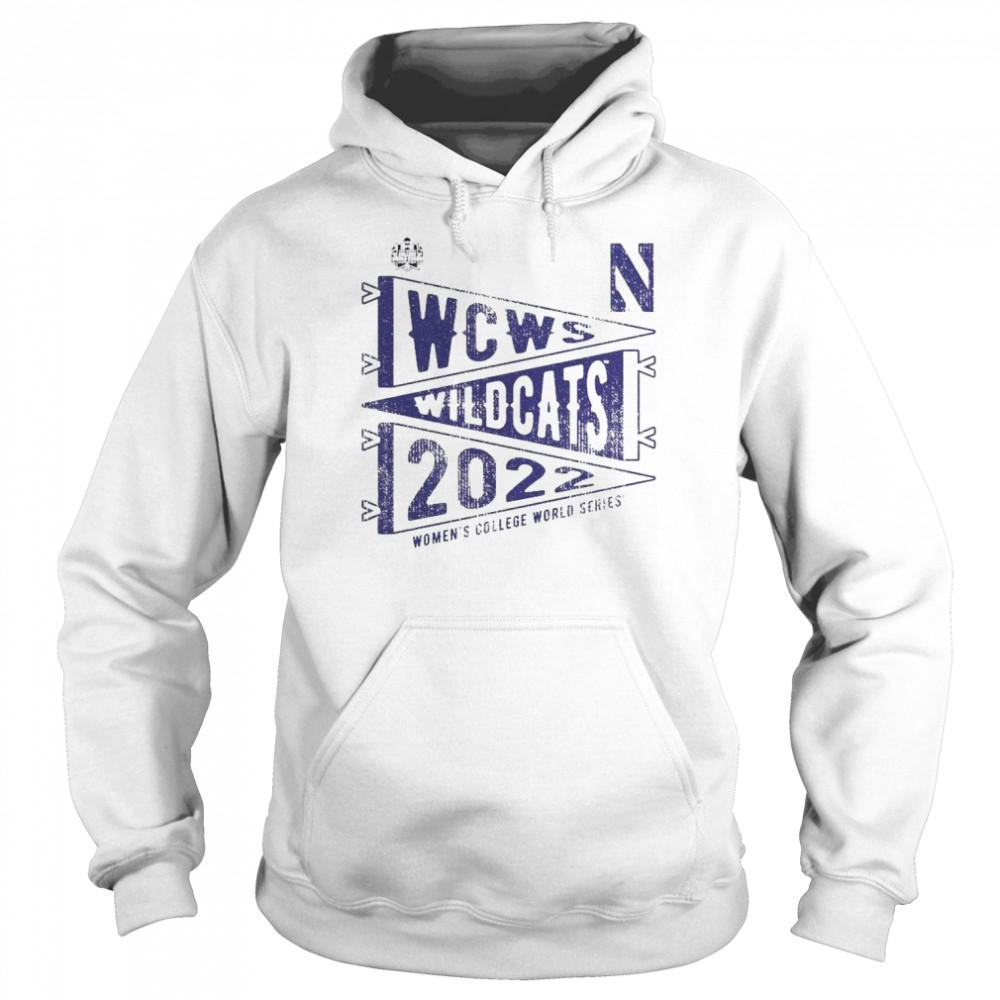 Northwestern Wildcats 2022 NCAA Softball Women’s College World Series T- Unisex Hoodie