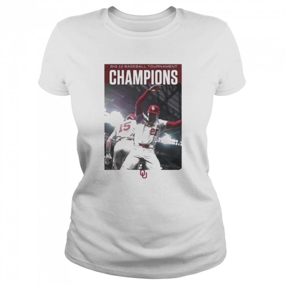 Oklahoma Baseball Beats Texas Big 12 Baseball Tournament Champions Classic Women's T-shirt