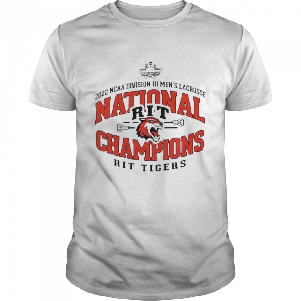 RIT Tigers NCAA Division III Men’s Lacrosse National Champions 2022 Classic Men's T-shirt