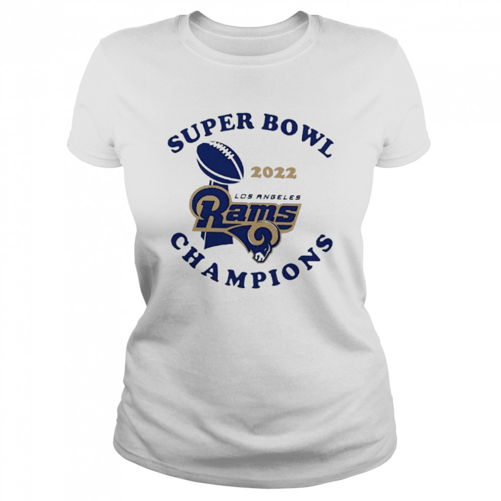 Super Bowl 2022 Los Angeles Rams Champion logo T-shirt Classic Women's T-shirt