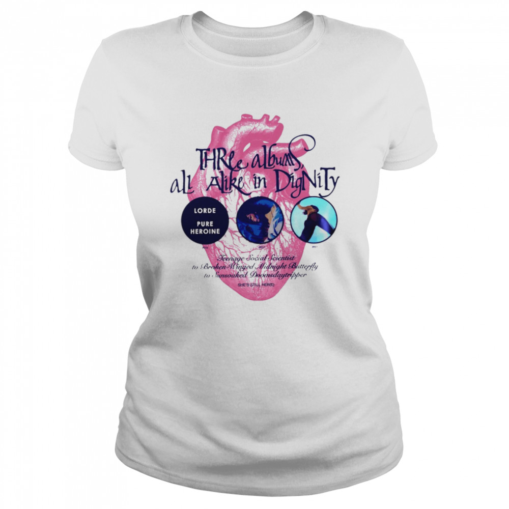 Three albums all alike in dignity 2022 T-shirt Classic Women's T-shirt